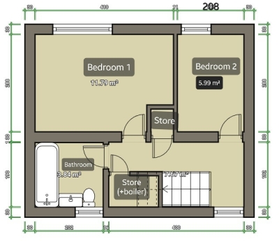 Bramley 2 bedroom to Leeds 3 or 4 bedroom  photo